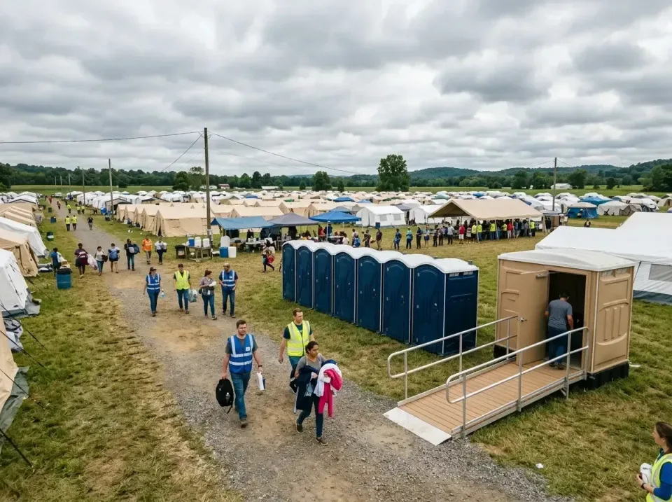 disaster-relief-camp-restrooms-010 — frequently asked questions, Dumpster & Portable Bathrooms Rental in Muscle Shoals, AL